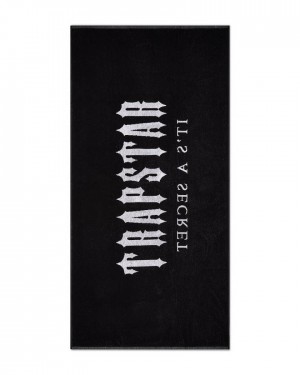 Trapstar Irongate Beach Towel Negrii | TS-65063