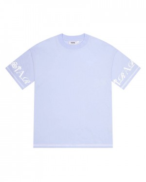 Trapstar Script Tee Albastri | TS-65249